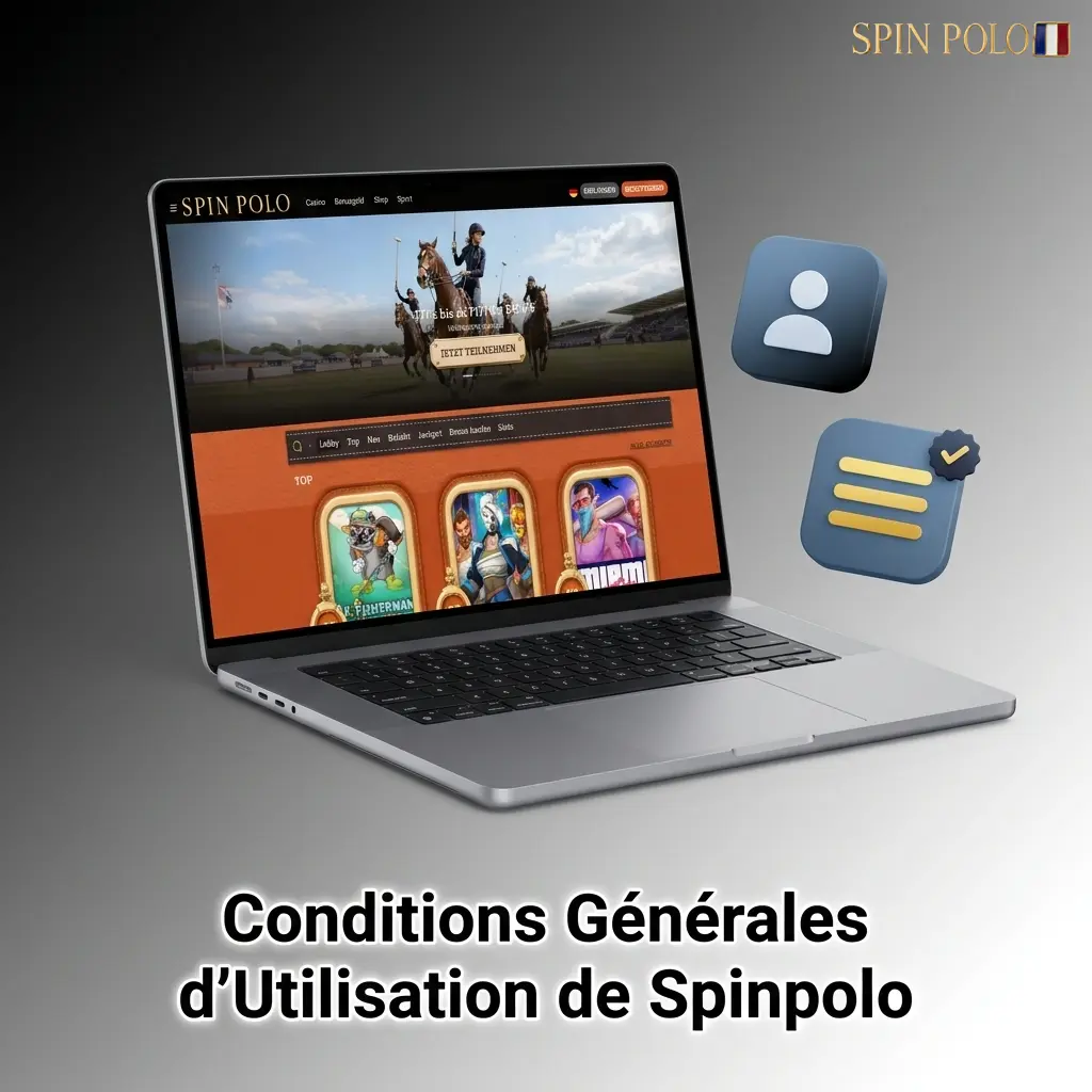 Conditions générales d'utilisation Spinpolo : inscription, bonus, retraits et règles de sécurité pour les joueurs majeurs.