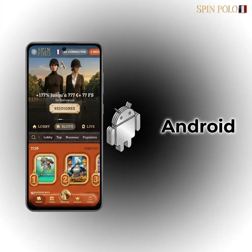 Application Android Spinpolo : téléchargement APK pour appareils Android 5.0 et versions ultérieures