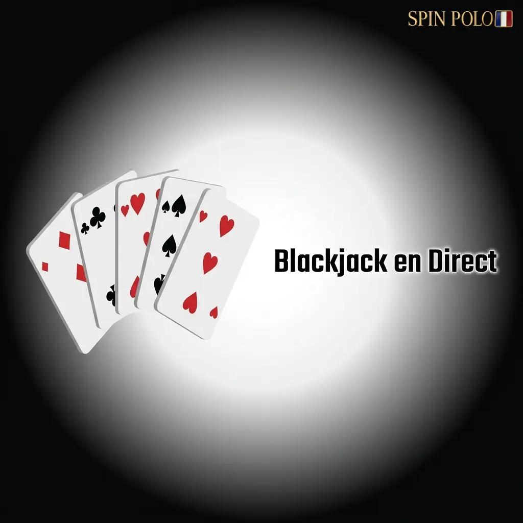 Table de blackjack en direct sur Spinpolo avec croupier réel et options de mise variées pour tous les joueurs
